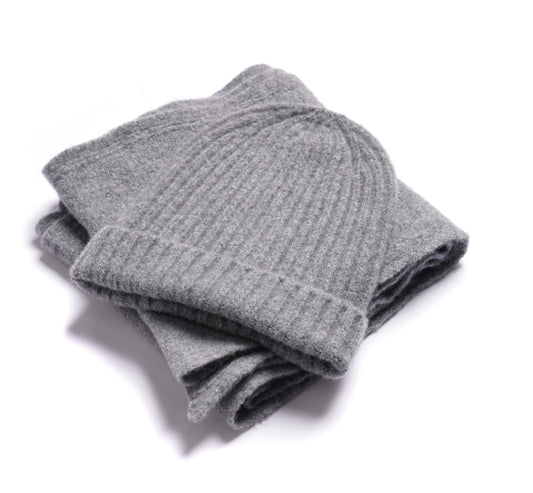 Fuzzy Cashmere Watch Cap